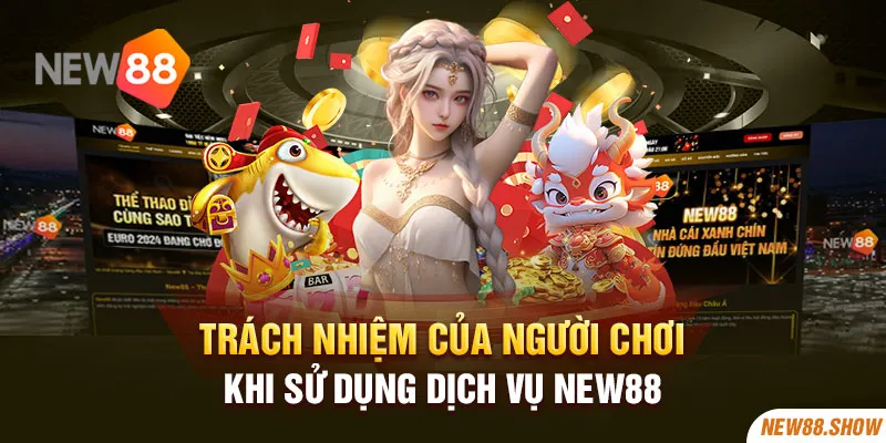 Trách nhiệm của người chơi khi sử dụng dịch vụ New88