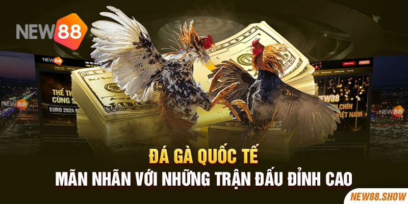 Đá Gà Quốc Tế - Mãn Nhãn Với Những Trận Đấu Đỉnh Cao