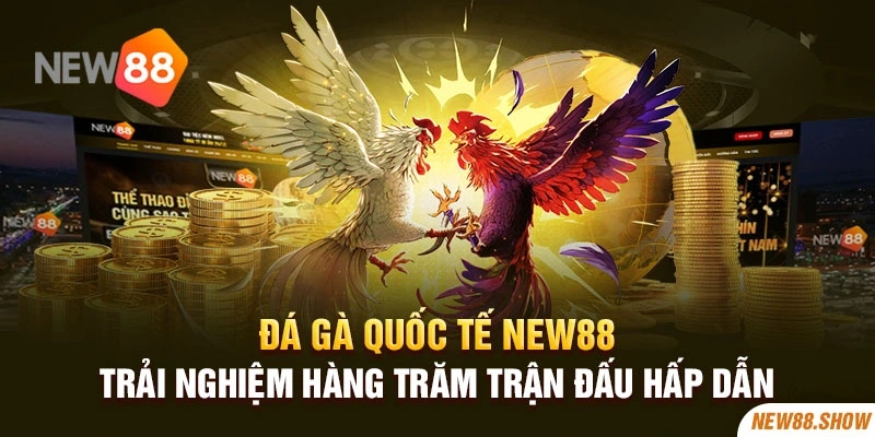 Đá gà quốc tế New88 - trải nghiệm hàng trăm trận đấu hấp dẫn