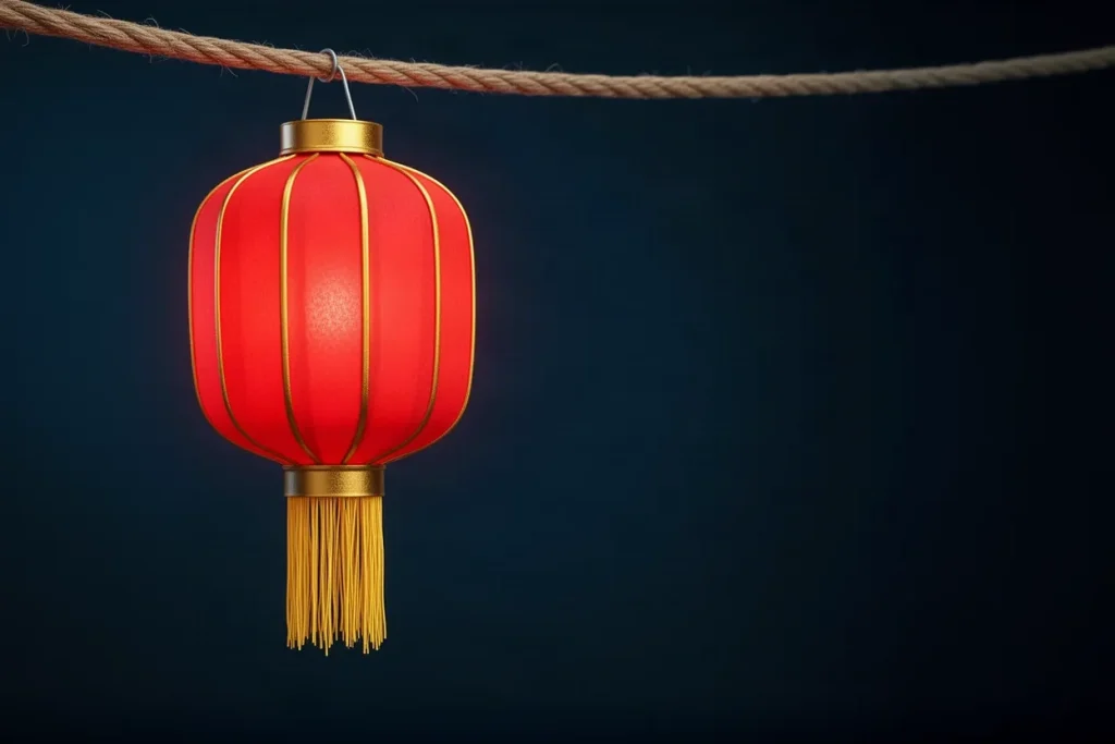 Ảnh minh hoạ đèn lồng giấy đỏ cho mục tổng quan đá gà NEW88